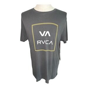 RVCA Graphic Tee Pigment Dye Slim‎ Fit Chain Print T-Shirt Medium